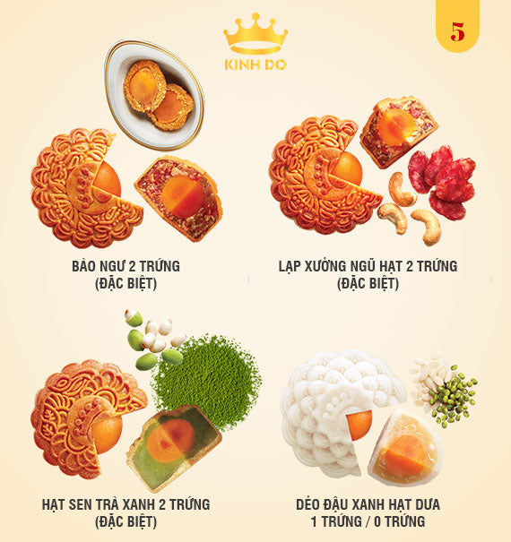 Kinh Do Mooncake Vietnam Combo #5
