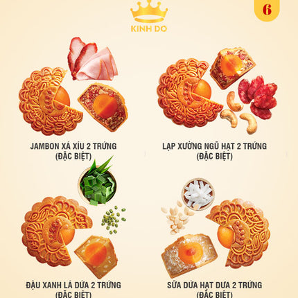 Kinh Do Mooncake Vietnam Combo #6