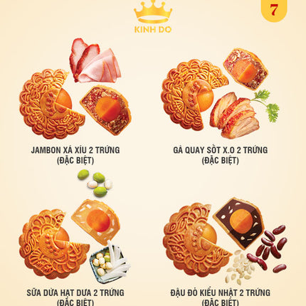 Kinh Do Mooncake Vietnam Combo #7