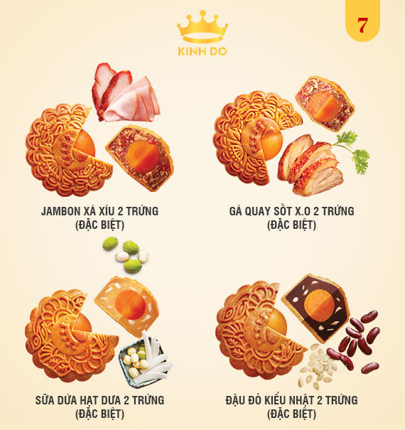 Kinh Do Mooncake Vietnam Combo #7