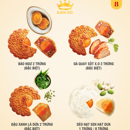 Kinh Do Mooncake Vietnam Combo #8