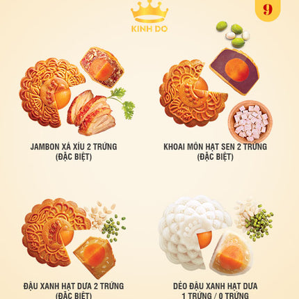 Kinh Do Mooncake Vietnam Combo #9