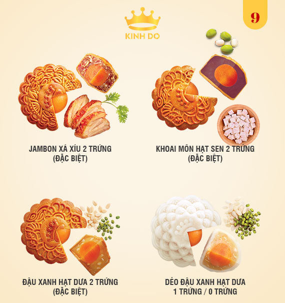 Kinh Do Mooncake Vietnam Combo #9