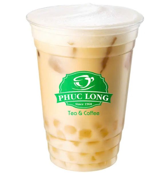 Konjac Ball Oolong Jasmine Milk Tea Phuc Long Vietnam