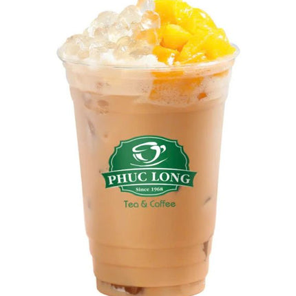 Konjac Ball Peach Black Milk Tea Phuc Long Vietnam