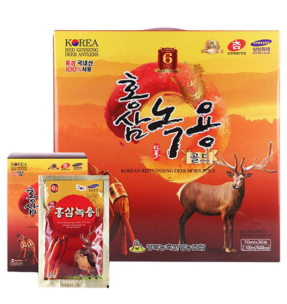 Korean Red Ginseng Deer Horn Juice Gift Vietnam