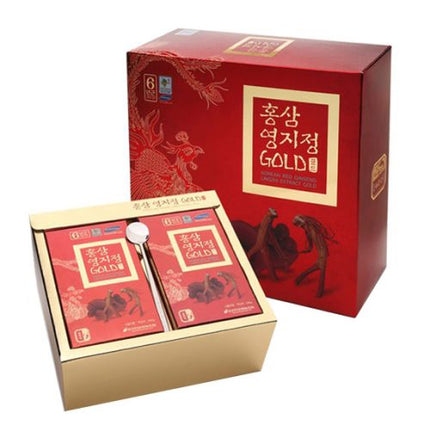 Korean Red Ginseng Lingzhi Extract Gold Pocheon