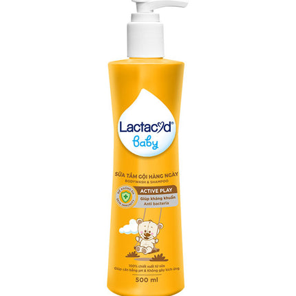 Lactacyd Baby Active Play Body and Hair Wash 500ml Vietnam