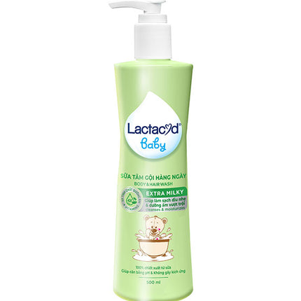 Lactacyd Baby Extra Milky Body and Hair Wash 500ml Vietnam