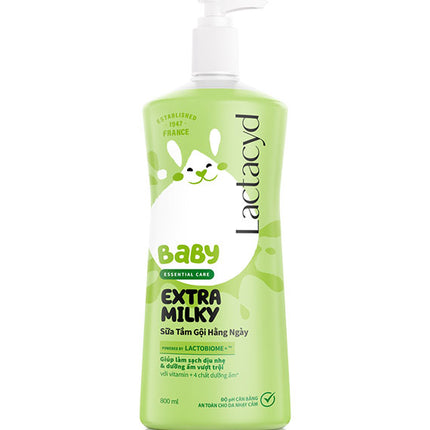 Lactacyd Baby Extra Milky Body and Hair Wash 800ml Vietnam