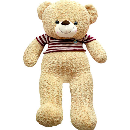 Latte Brown Teddy Bear Wearing T-Shirt