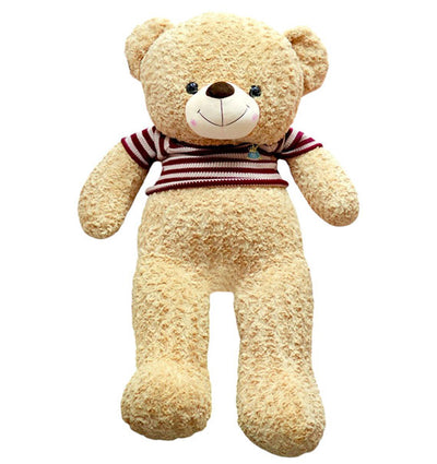 Latte Brown Teddy Bear Wearing T-Shirt