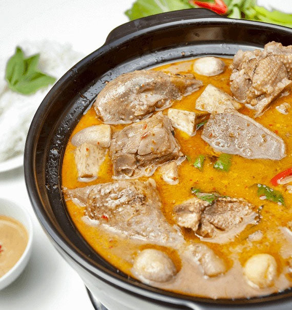 Lau Vit Nau Chao Food Vietnam