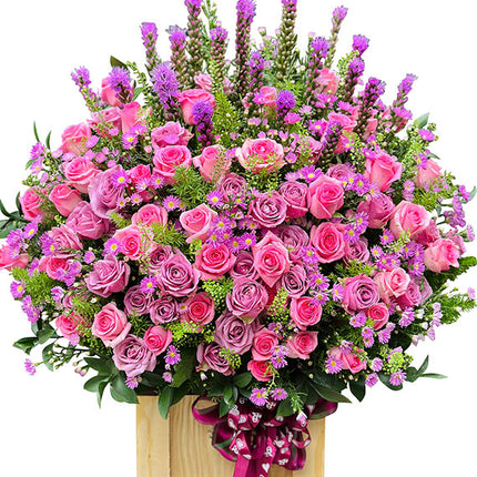Lavender Love Basket Teacher’s Day Vietnam