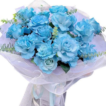 Light Blue Ecuador Rose Bouquet Vietnam