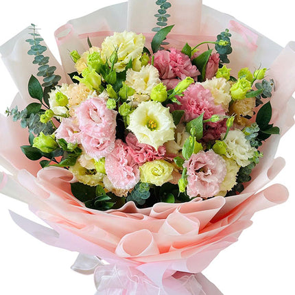 Lisianthus Bouquet For Vietnamese Women's Day