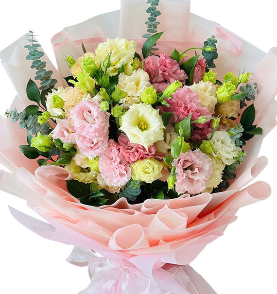 Lisianthus Bouquet For Vietnamese Women's Day