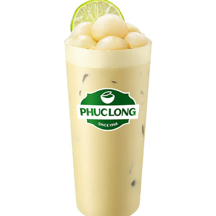 Longan Lotus Milk Tea Phuc Long Vietnam