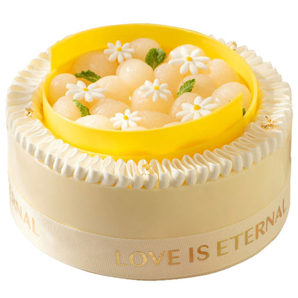 Longan Mousse Cake Vietnam