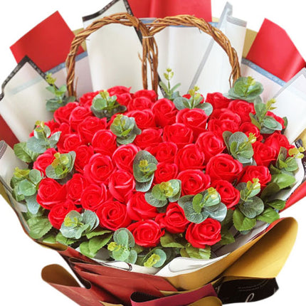 Love in Bloom Waxed Roses Vietnamese Women's Day