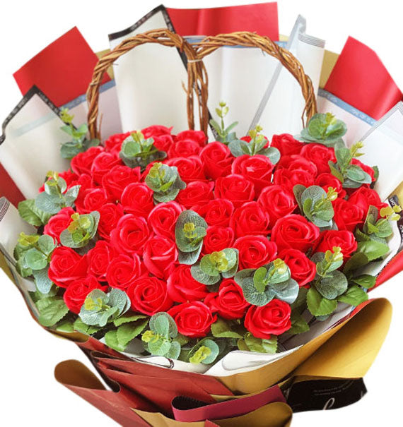 Love in Bloom Waxed Roses Vietnamese Women's Day