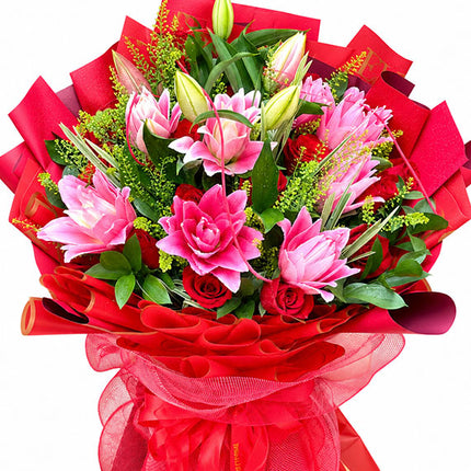 Lovely Flower Bouquet For Vietnamese Women's Day