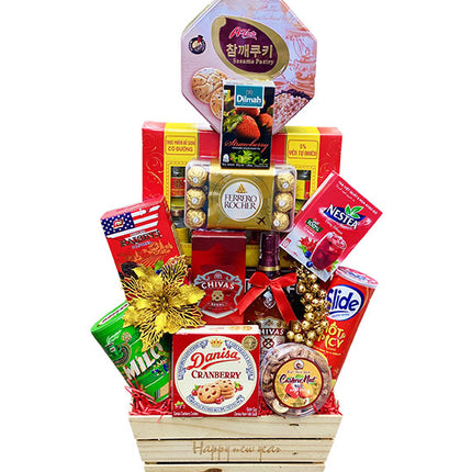 Luxury Lunar New Year Hamper Basket Vietnam