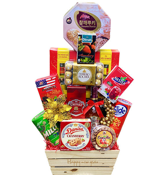 Luxury Lunar New Year Hamper Basket Vietnam
