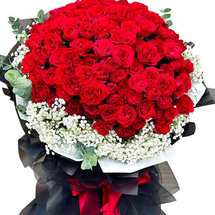 Luxury Red Rose Bouquet Vietnam