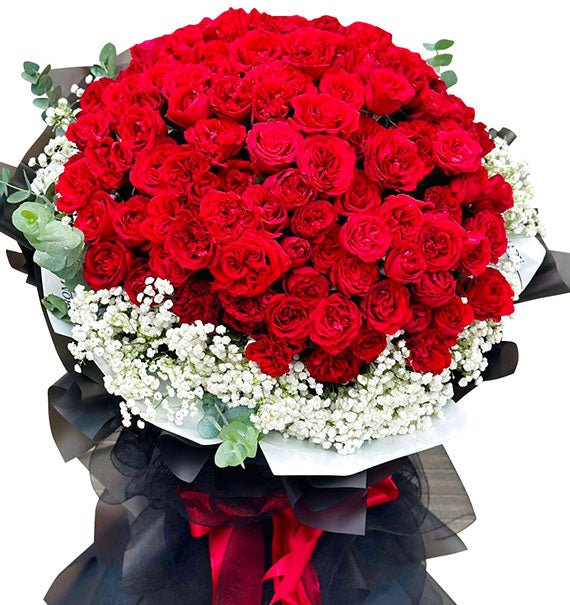 Luxury Red Rose Bouquet Vietnam