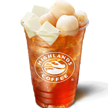Lychee Jelly Tea Highlands Coffee Vietnam