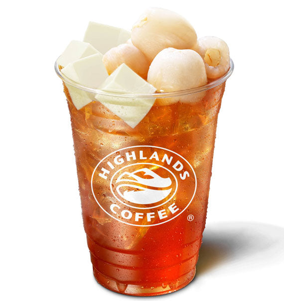 Lychee Jelly Tea Highlands Coffee Vietnam