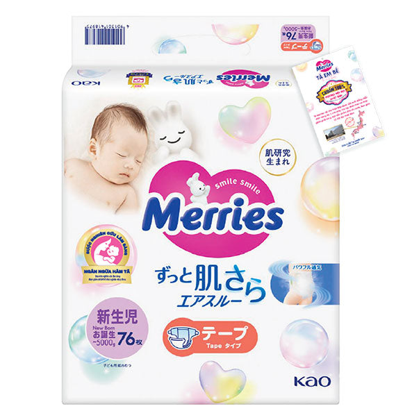Merries Baby Swaddlers Diapers Gifts Vietnam