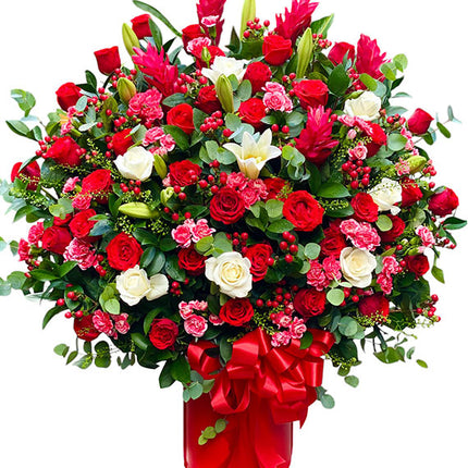Merry Christmas Flowers Basket Vietnam