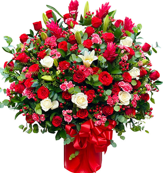 Merry Christmas Flowers Basket Vietnam