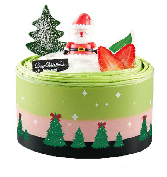 Merry Matcha Santa Mousse Christmas Cake Vietnam