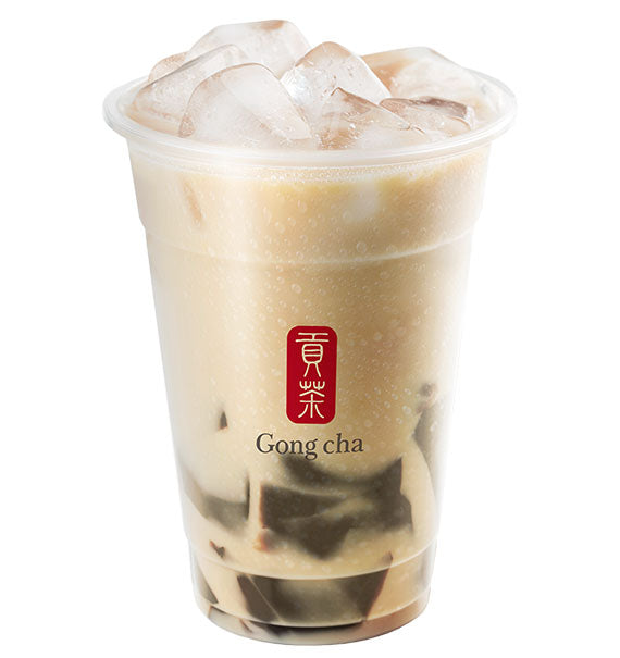 Milk Tea With Herbal Jelly