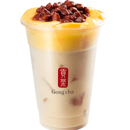 Milk Tea With Pudding & Red Bean