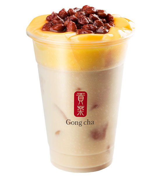 Milk Tea With Pudding & Red Bean