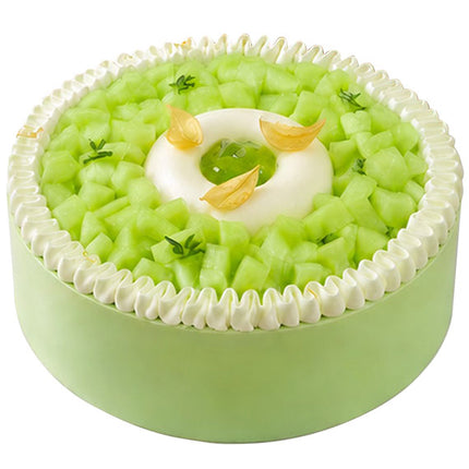 Minty Melon Mousse Cake Vietnam