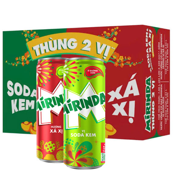 Mirinda Mixed Flavor Soft Drink Tet Gift Vietnam