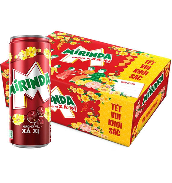 Mirinda Sassafras Flavor Soft Drink Tet Gift Vietnam