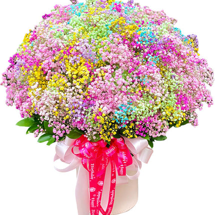 Mixed Baby's Breath Basket Vietnam