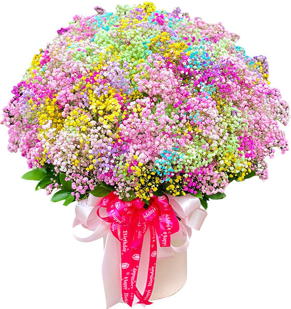 Mixed Baby's Breath Basket Vietnam