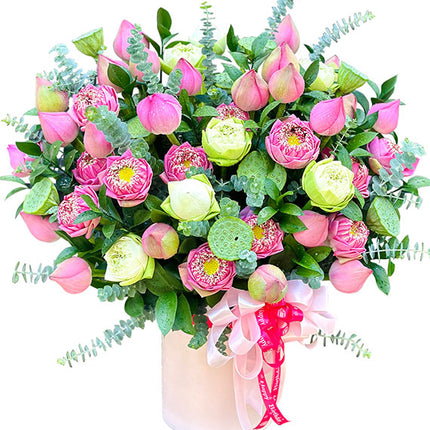 Mixed Lotus Basket Vietnam