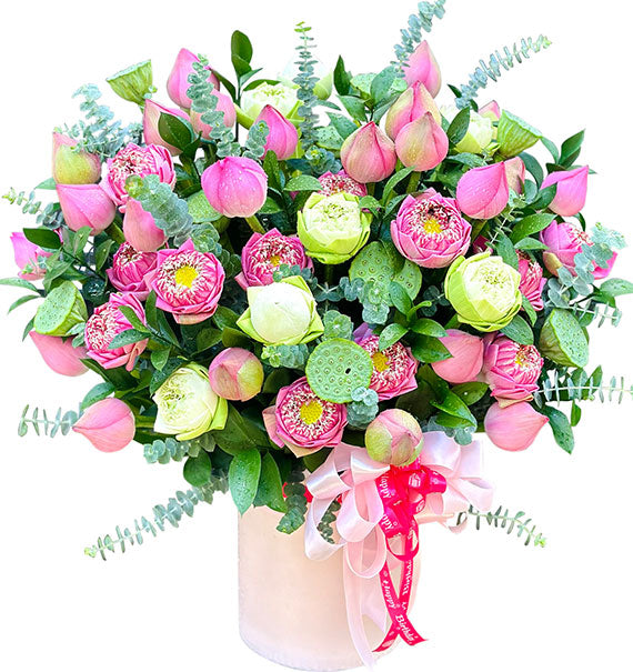 Mixed Lotus Basket Vietnam