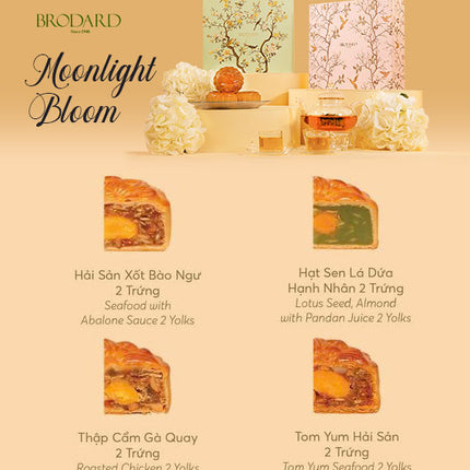 Moonlight Bloom Brodard Mooncake Vietnam