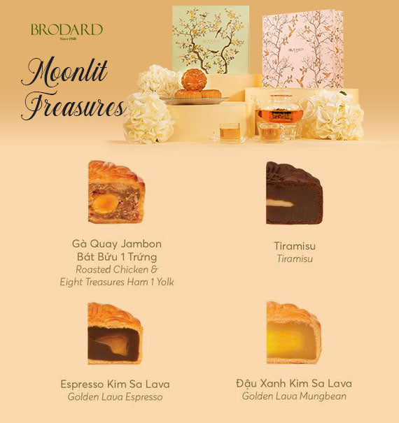 Moonlit Treasures Brodard Mooncake Vietnam