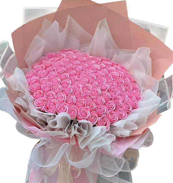 Mother's Day Glamorous Pink Waxed Rose Vietnam