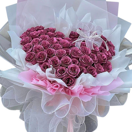 Mother's Day Heartfelt Waxed Rose Vietnam